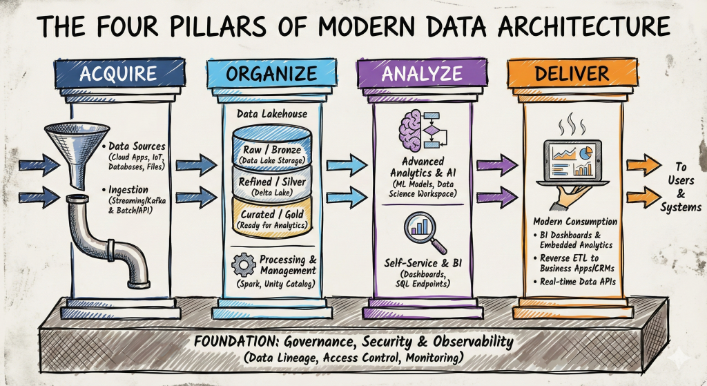 Modern Data Architecture: Acquire, Organize, Analyze and Deliver